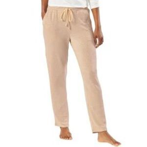 Natori NWT Women's Ankle Length Soft Stretch Knit Lounge Pant Heather Latte S